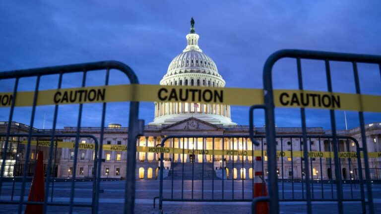 El Congreso rechaza el plan respaldado por Donald Trump y EEUU queda cerca del «shutdown»