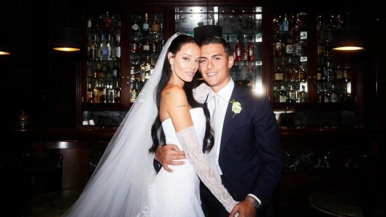 Oriana Sabatini y Paulo Dybala publicaron un video inédito de su casamiento