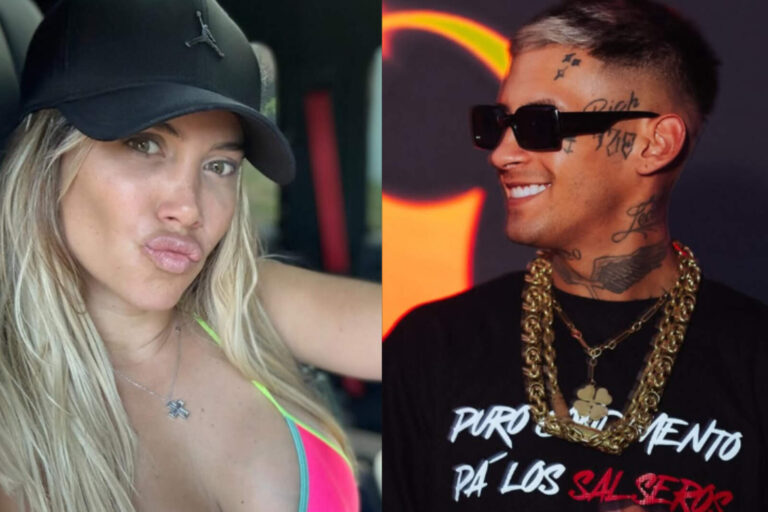 L-Gante debe ser operado de la clavícula y Wanda Nara fue a visitarlo
