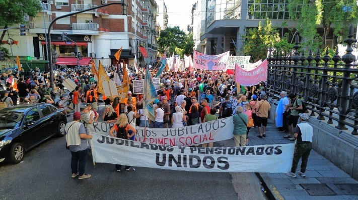 Trelew se suma a la marcha de los jubilados