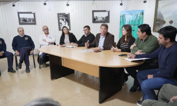 Biss presidió nueva reunión del comité de emergencia de Rawson