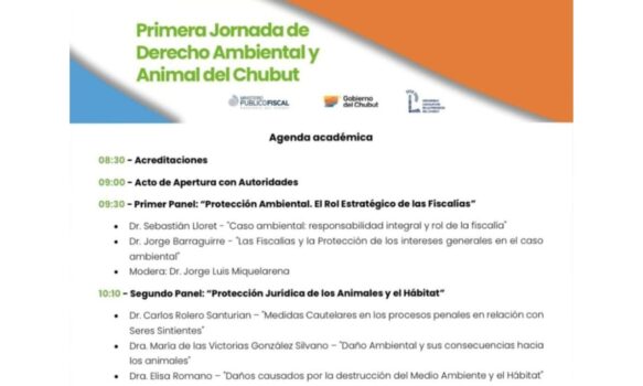 Primera jornada de derecho ambiental y animal en Chubut