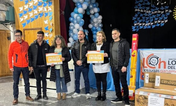 Lotería del Chubut fortalece la asistencia a instituciones educativas de Esquel