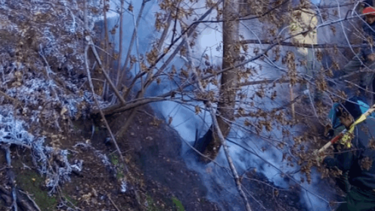 Rebrote de incendio por ignición de carbón mineral en El Bolsón