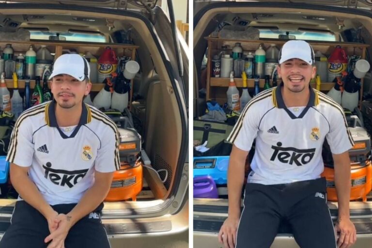 Es colombiano en EE.UU. y revela cómo montó un exitoso negocio móvil de lavado de autos: Me compré una Mercedes Benz