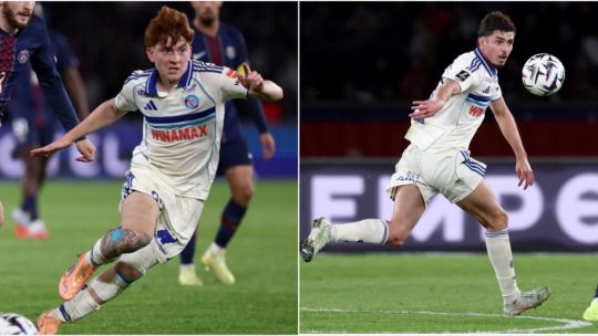 Valentín Barco y Joaquín Panichelli dieron un show en Francia: los argentinos hicieron temblar al PSG en la Ligue 1
