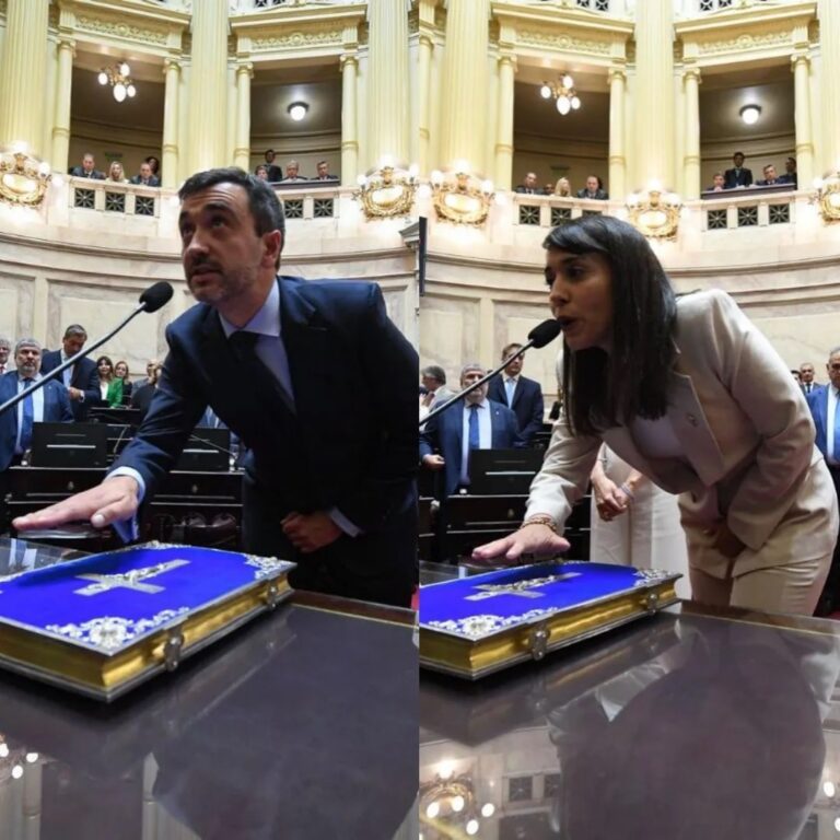 Coto y Monte de Oca juraron en el Senado de la Nación