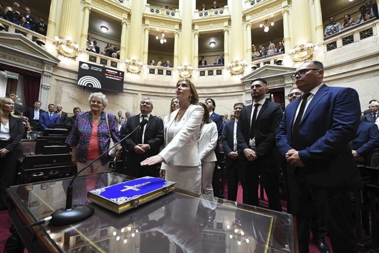 El Gobernador estuvo presente en la jura de los senadores