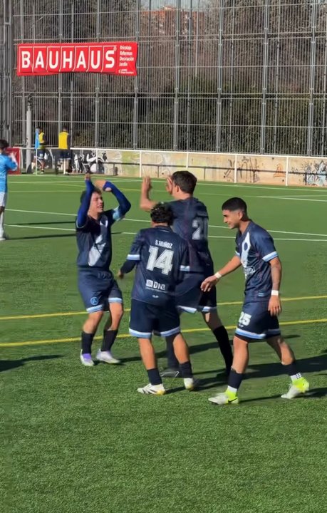 El comodorense Vladimir Covalschi anotó su primer gol en Club Argentino de Madrid