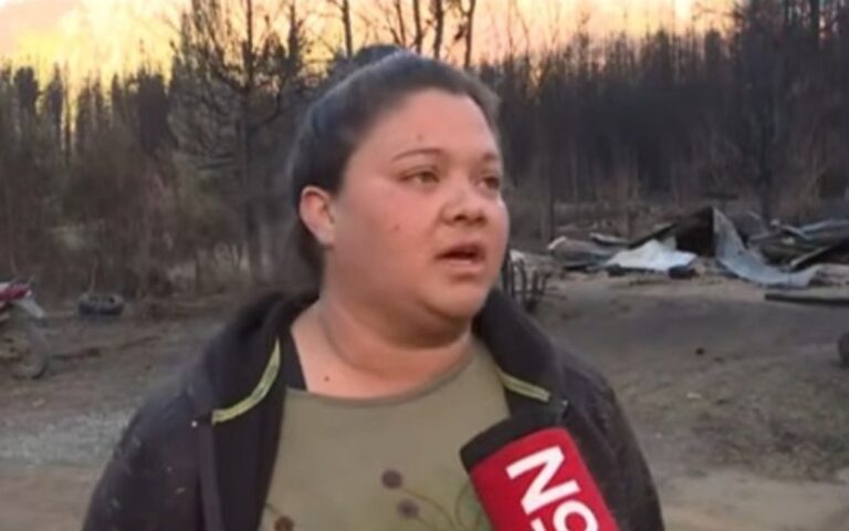 Habló la mujer allanada por los incendios forestales en Chubut: Yo no voy a andar haciendo daño