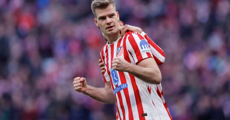 Con Julián Alvarez que sigue peleado con el gol, Atlético de Madrid le ganó al Alavés de Coudet gracias a un cabezazo de Sorloth