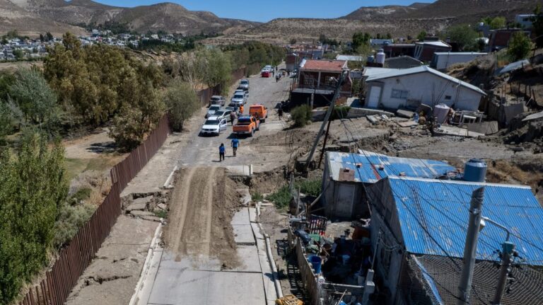 Deslizamiento en Comodoro: Defensa Civil volvió a cortar el acceso al barrio Sismográfica por nuevos movimientos del suelo